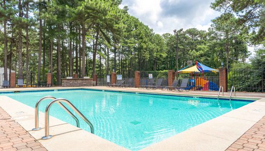 pool at 300 Riverside Apartments located in Austell, GA